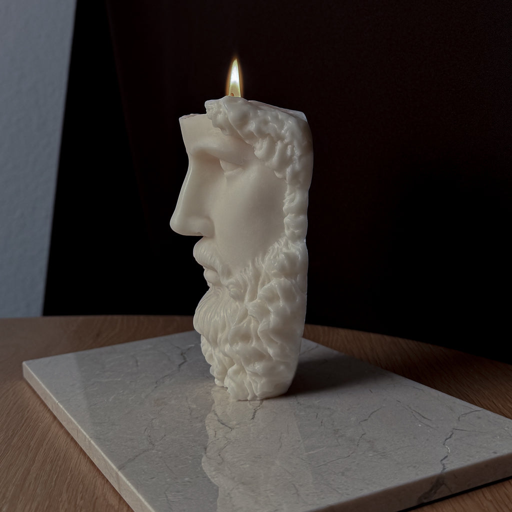 Zeus Kerze, Kerze Griechischer Gott, Mystik Kerze, Skultpturkerze, GottBildKerze, Götter Skulpturen Kerzen, Geschenkidee Geschichtsliebhaber, Geschenke für Archäologen, Geschenke für Lehrer, Skulpturendekoration