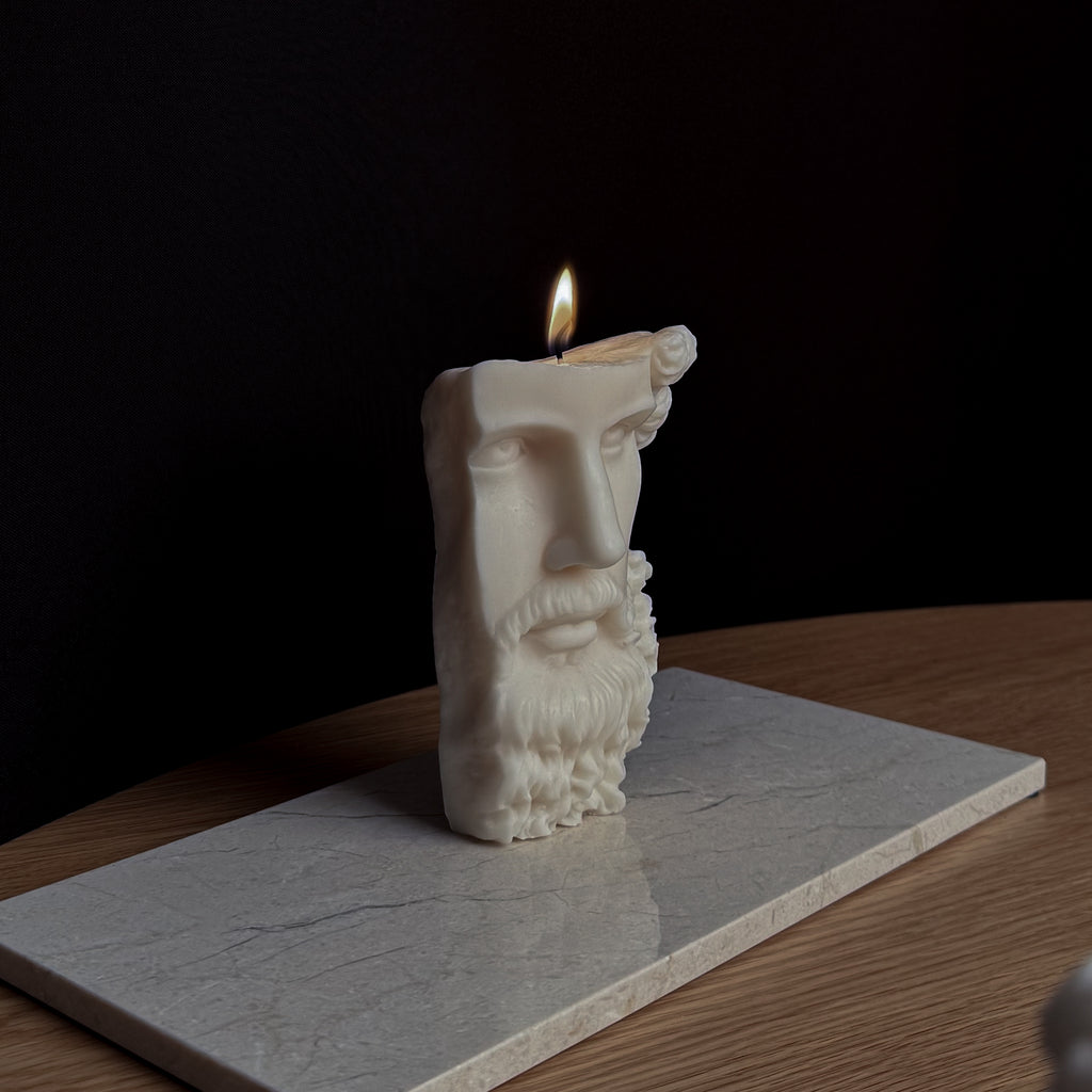 Zeus Kerze, Kerze Griechischer Gott, Mystik Kerze, Skultpturkerze, GottBildKerze, Götter Skulpturen Kerzen, Geschenkidee Geschichtsliebhaber, Geschenke für Archäologen, Geschenke für Lehrer, Skulpturendekoration